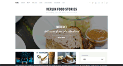 Desktop Screenshot of berlinfoodstories.com